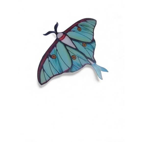 Blue Black Butterfly Acrylic Light Catcher 5.9" - Window Suncatcher - New - Picture 2 of 6